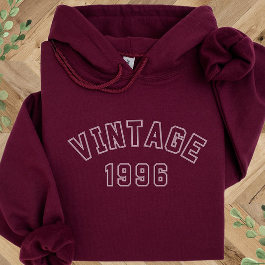 Vintage 1996 Hoodie – 30th Birthday Gift – 1996 Sweatshirt