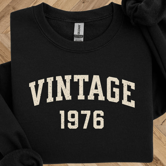 50th Birthday Crewneck - Vintage 1976 Sweatshirt