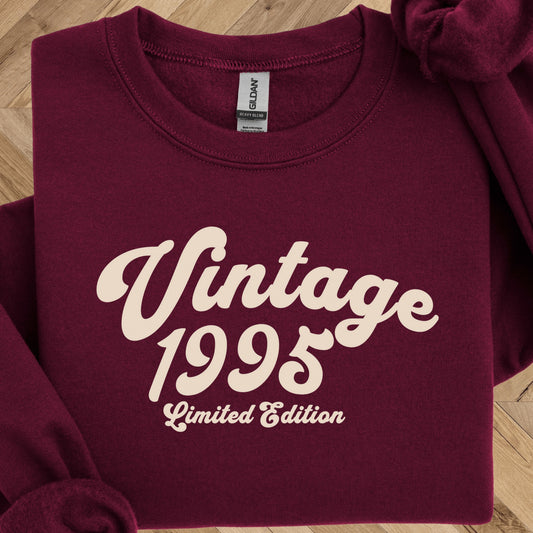 1995 Birthday Sweatshirt - Limited Edition Crewneck