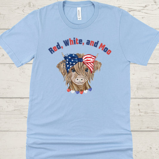 Red White and Moo Shirt