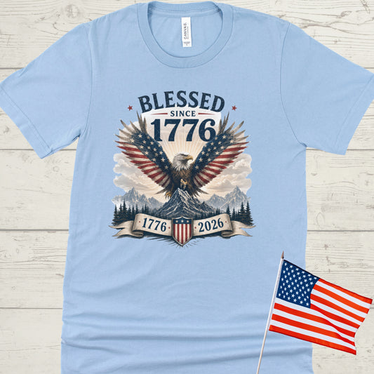 Blessed Since 1776 Eagle Tee
