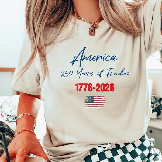 250 Years of Freedom Stacked Shirt