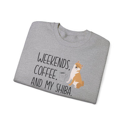 Weekends, Coffee, and My Shiba Inu Sweatshirt