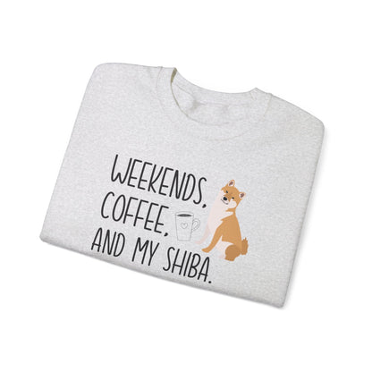 Weekends, Coffee, and My Shiba Inu Sweatshirt