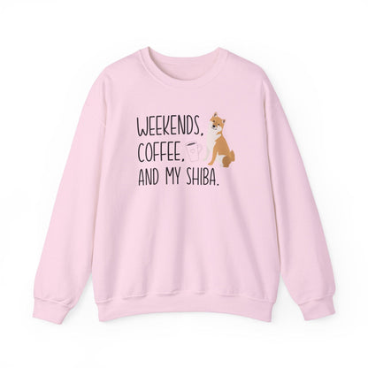 Weekends, Coffee, and My Shiba Inu Sweatshirt