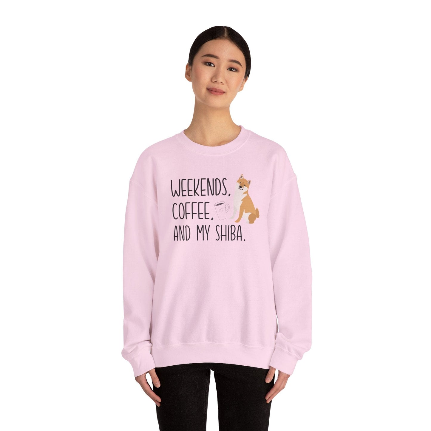 Weekends, Coffee, and My Shiba Inu Sweatshirt