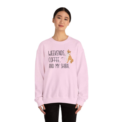 Weekends, Coffee, and My Shiba Inu Sweatshirt