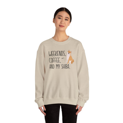Weekends, Coffee, and My Shiba Inu Sweatshirt