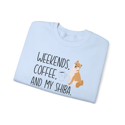 Weekends, Coffee, and My Shiba Inu Sweatshirt