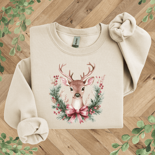 Christmas Deer Sweatshirt