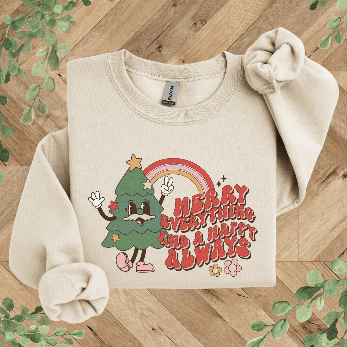 Happy Christmas Retro Sweatshirt