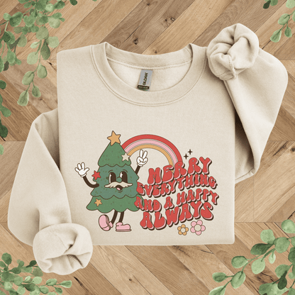 Happy Christmas Retro Sweatshirt