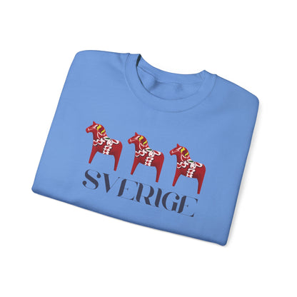 Sverige Red Horses Crewneck Sweatshirt