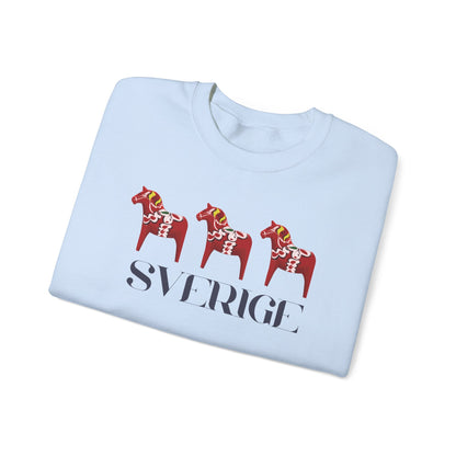 Sverige Red Horses Crewneck Sweatshirt