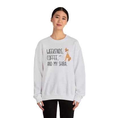 Weekends, Coffee, and My Shiba Inu Sweatshirt