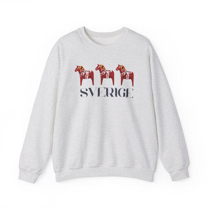 Sverige Red Horses Crewneck Sweatshirt