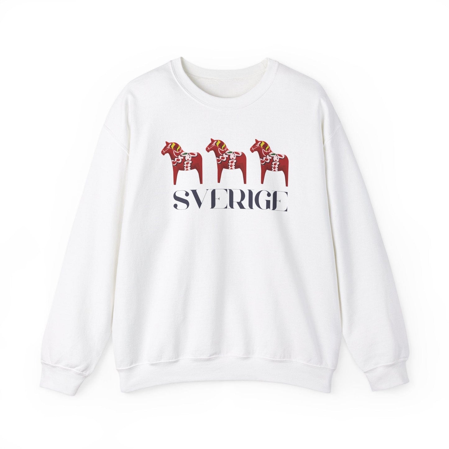 Sverige Red Horses Crewneck Sweatshirt