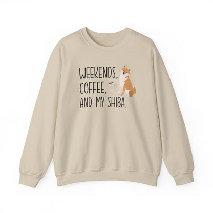 Weekends, Coffee, and My Shiba Inu Sweatshirt