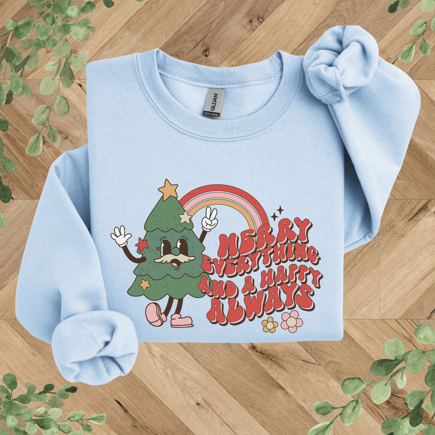 Happy Christmas Retro Sweatshirt