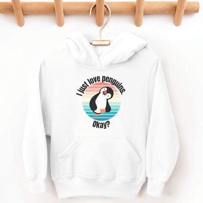 Waddling Penguin Youth Hoodie