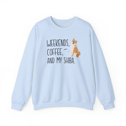 Weekends, Coffee, and My Shiba Inu Sweatshirt