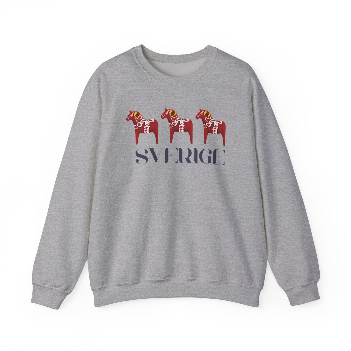 Sverige Red Horses Crewneck Sweatshirt