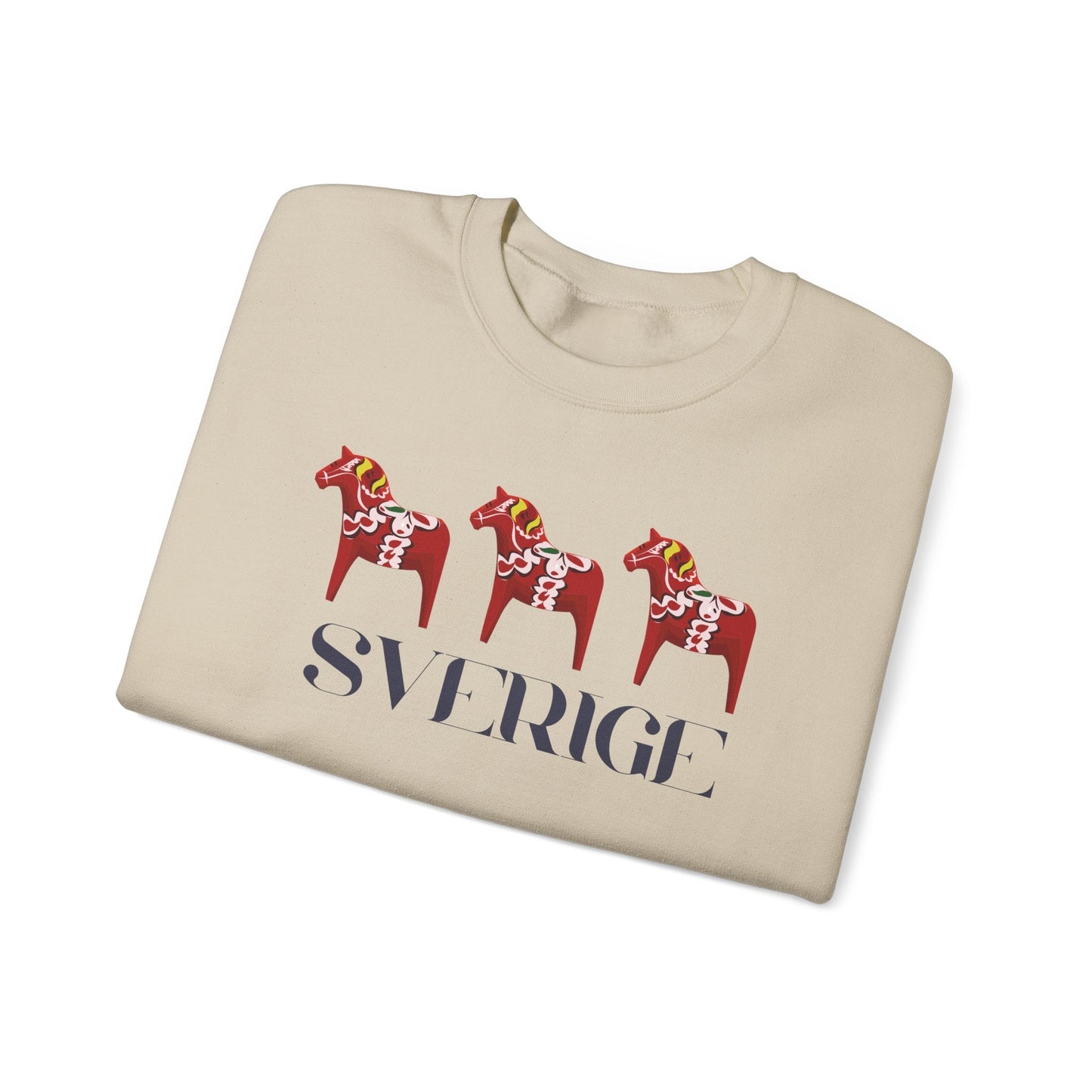 Sverige Red Horses Crewneck Sweatshirt