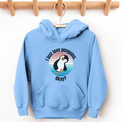 Waddling Penguin Youth Hoodie
