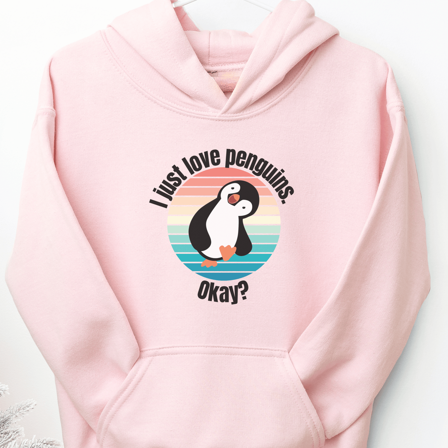 Waddling Penguin Youth Hoodie
