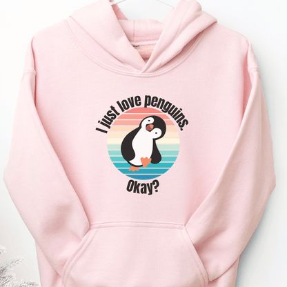 Waddling Penguin Youth Hoodie
