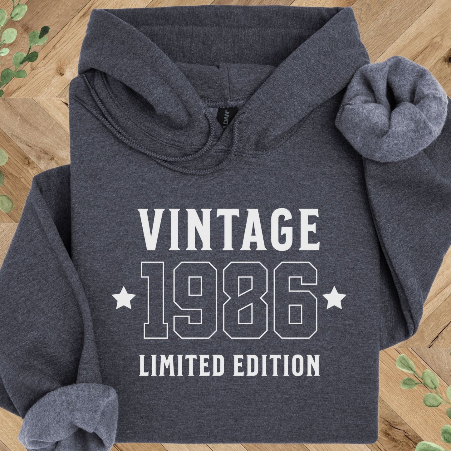 Vintage 1986 Hoodie – 40th Birthday Gift – Limited Edition 1986 Sweatshirt