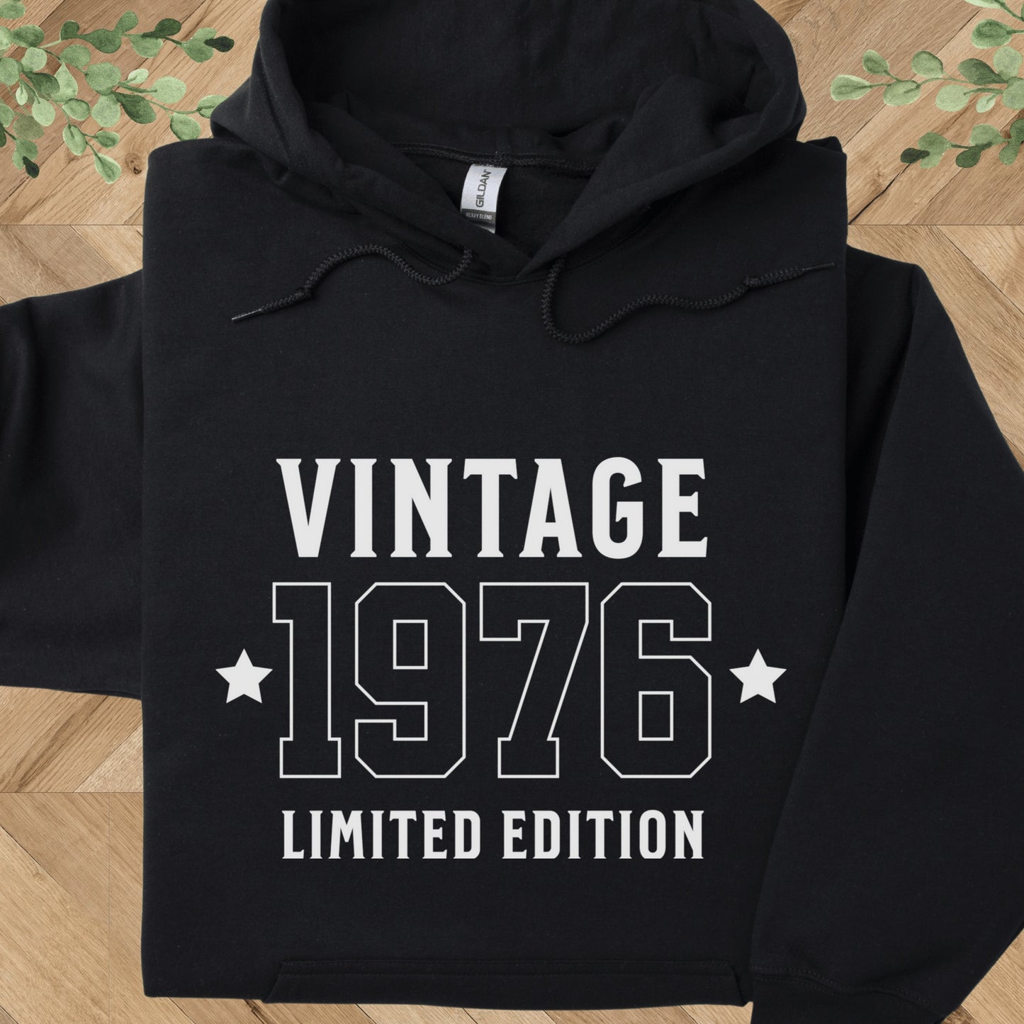 Vintage 1976 Hoodie – 50th Birthday Gift – Limited Edition 1976 Sweatshirt