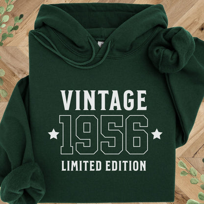 Vintage 1956 Hoodie – 70th Birthday Gift – Limited Edition 1956 Sweatshirt