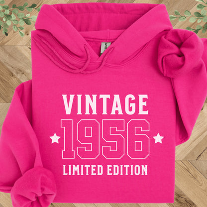 Vintage 1956 Hoodie – 70th Birthday Gift – Limited Edition 1956 Sweatshirt