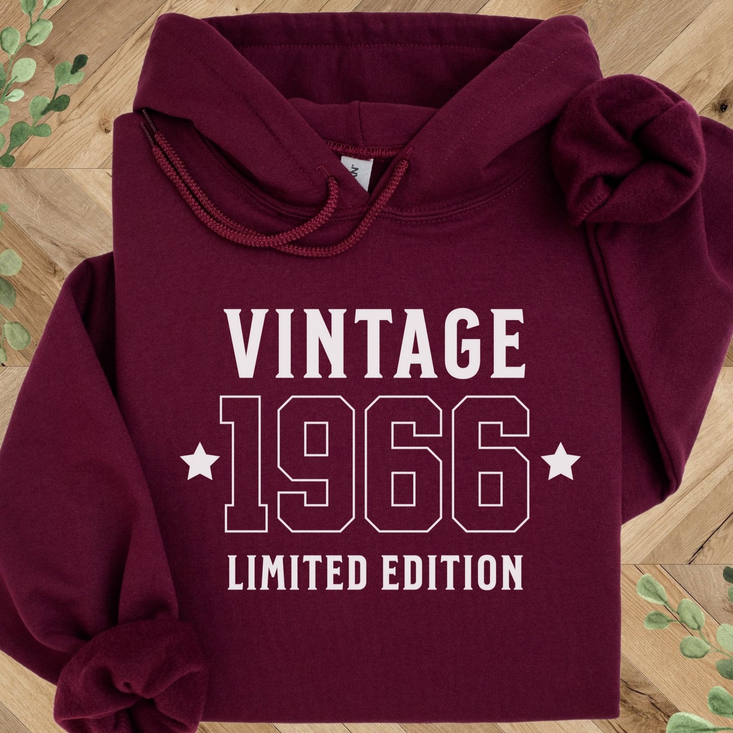 Vintage 1966 Hoodie – 60th Birthday Gift – Limited Edition 1966 Sweatshirt