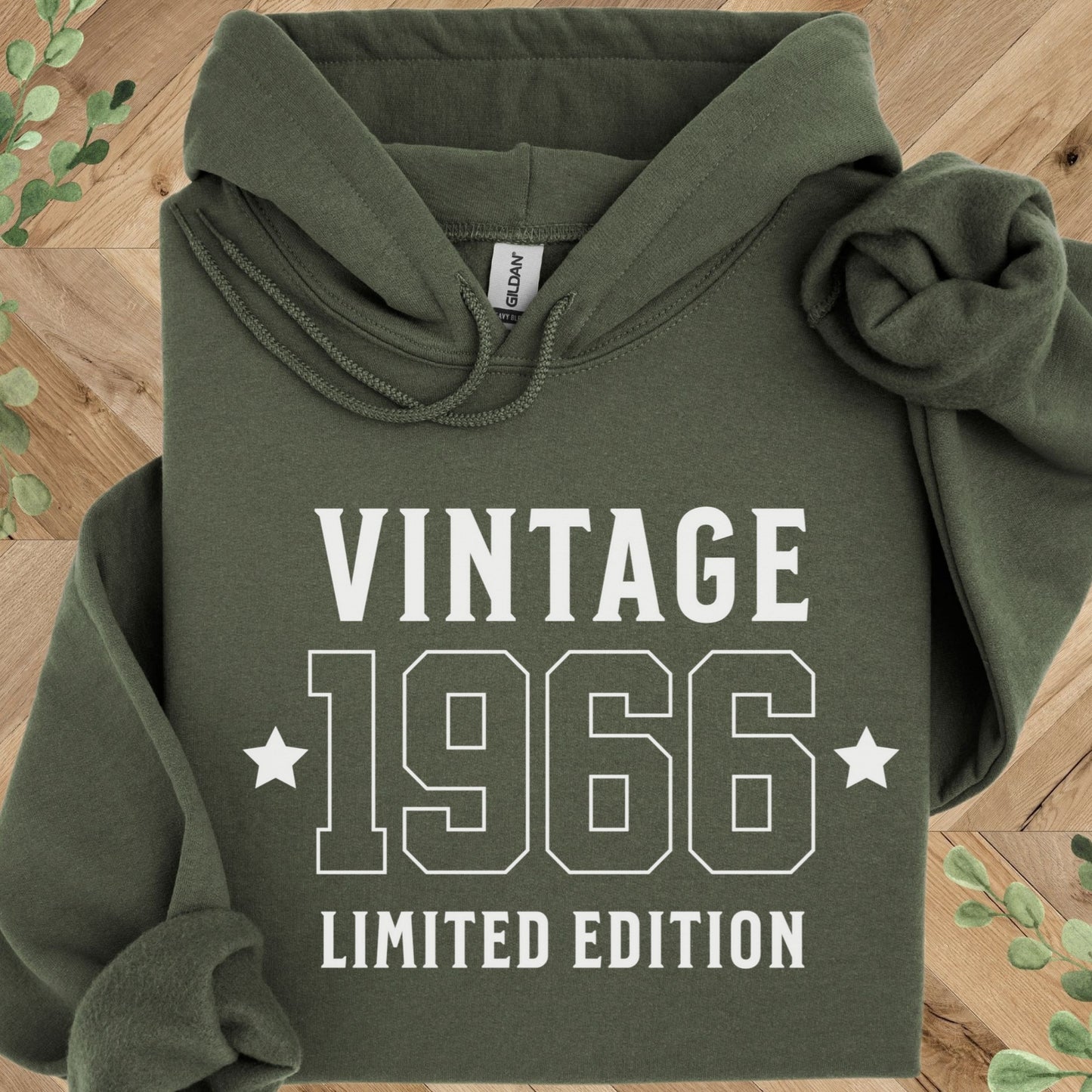 Vintage 1966 Hoodie – 60th Birthday Gift – Limited Edition 1966 Sweatshirt