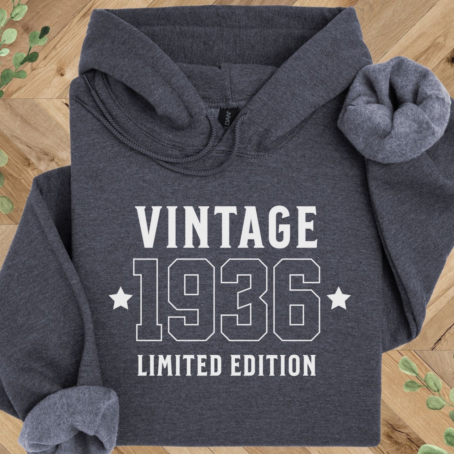 Vintage 1936 Hoodie – 90th Birthday Gift – Limited Edition 1936 Sweatshirt