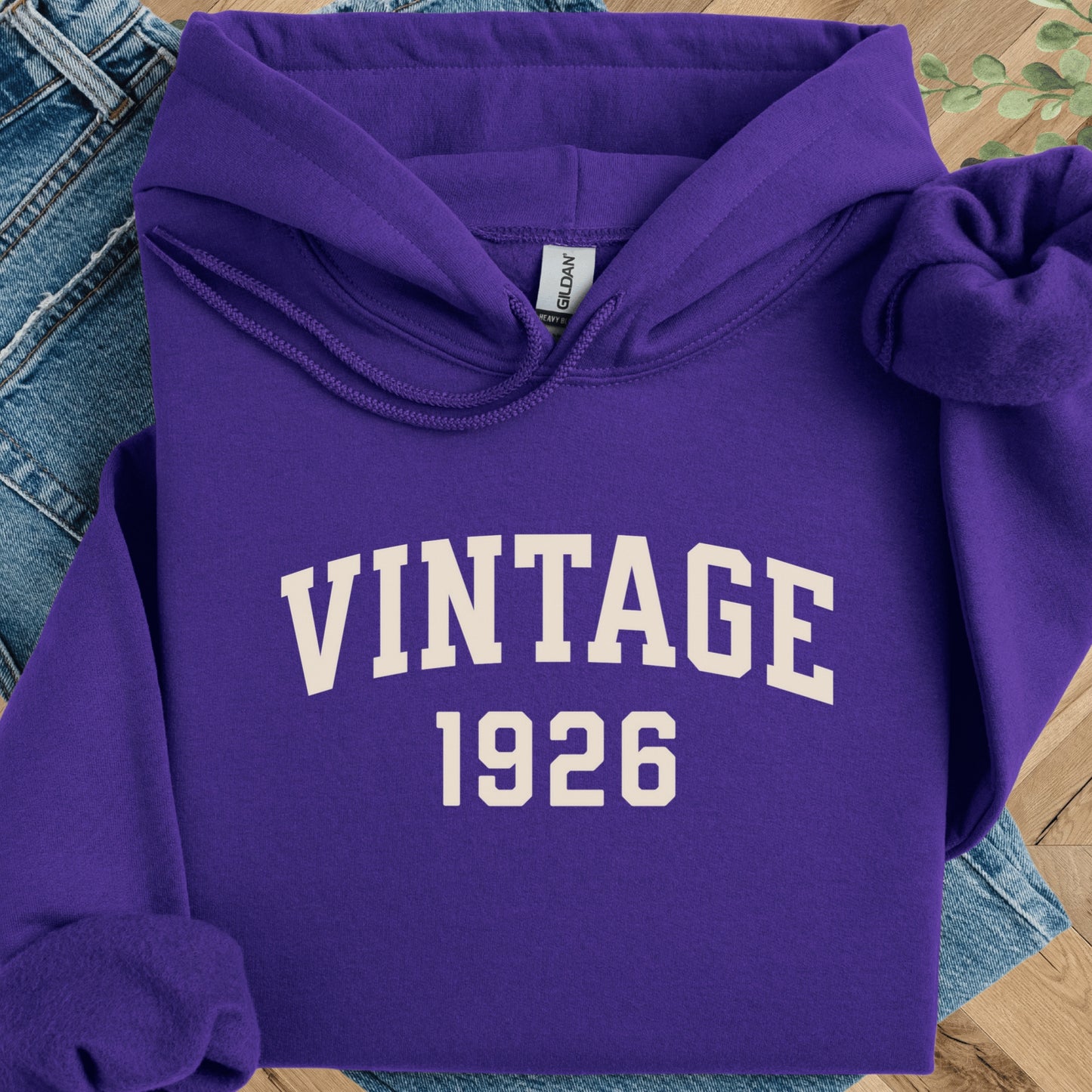 Vintage 1926 Hoodie – 100th Birthday Gift – 1926 Sweatshirt
