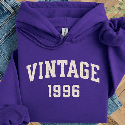 Vintage 1996 Hoodie – 30th Birthday Gift – 1996 Sweatshirt