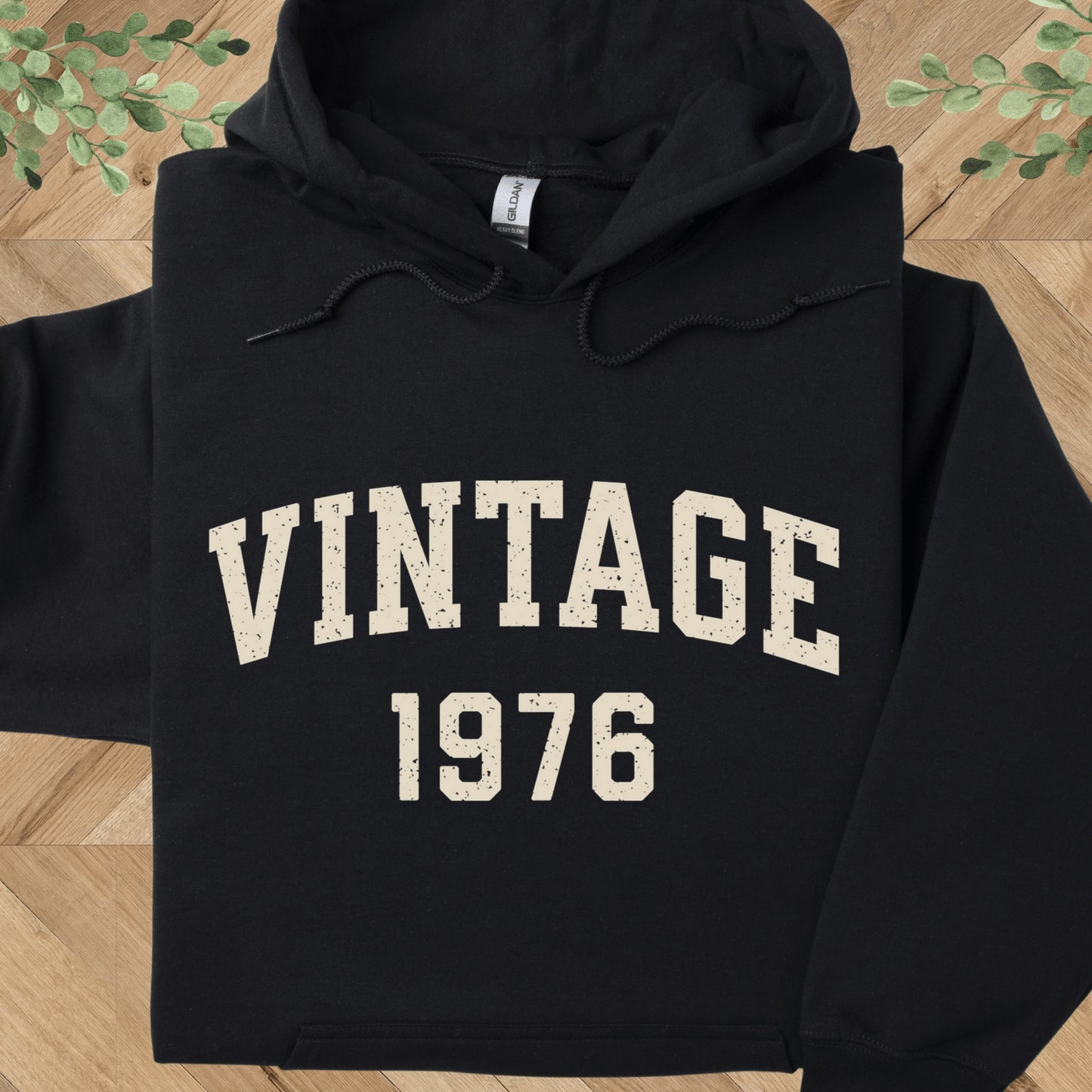 Vintage 1976 Hoodie – 50th Birthday Gift – 1976 Sweatshirt