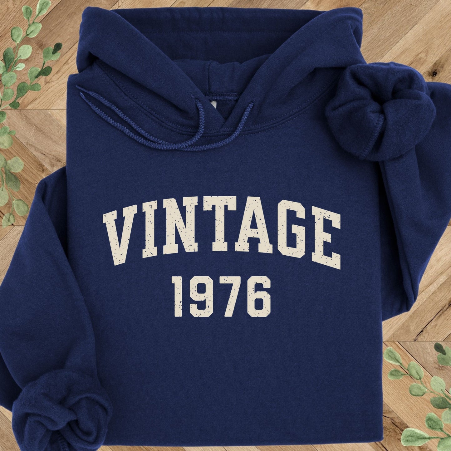 Vintage 1976 Hoodie – 50th Birthday Gift – 1976 Sweatshirt
