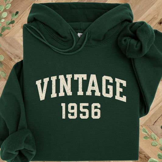 Vintage 1956 Hoodie – 70th Birthday Gift – 1956 Sweatshirt