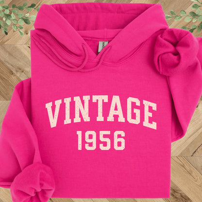 Vintage 1956 Hoodie – 70th Birthday Gift – 1956 Sweatshirt