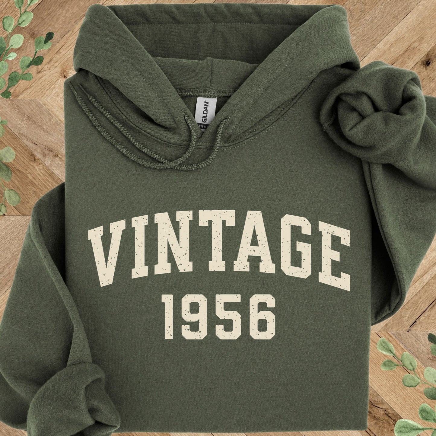 Vintage 1956 Hoodie – 70th Birthday Gift – 1956 Sweatshirt