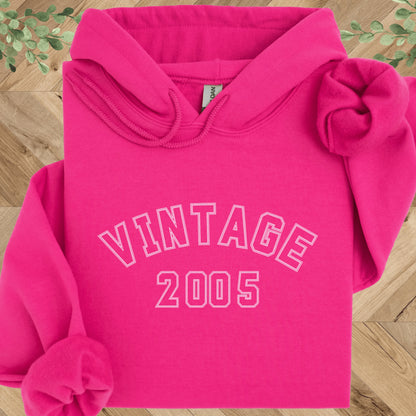 Vintage 2005 Hoodie – 21st Birthday Gift – 2005 Sweatshirt