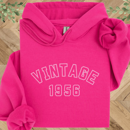 Vintage 1956 Hoodie – 70th Birthday Gift – 1956 Sweatshirt