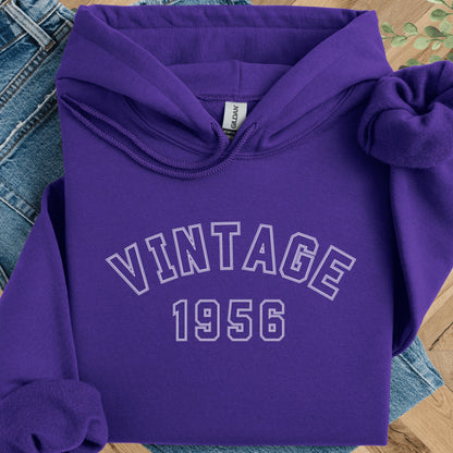 Vintage 1956 Hoodie – 70th Birthday Gift – 1956 Sweatshirt