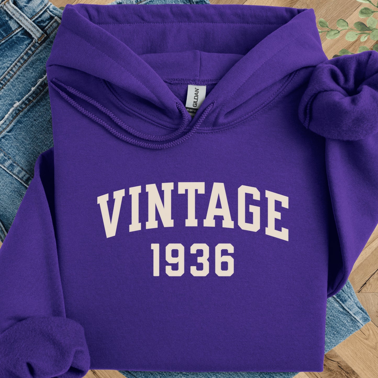 Vintage 1936 Hoodie – 90th Birthday Gift – 1936 Sweatshirt