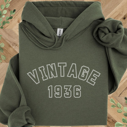 Vintage 1936 Hoodie – 90th Birthday Gift – 1936 Sweatshirt
