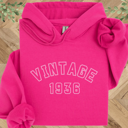 Vintage 1936 Hoodie – 90th Birthday Gift – 1936 Sweatshirt